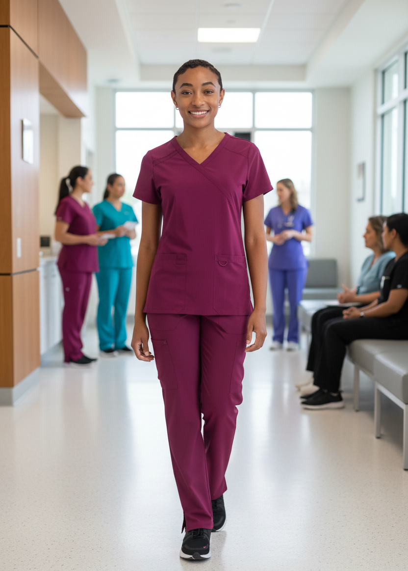 Tunique Médicale Femme Cache-Cœur DICKIES