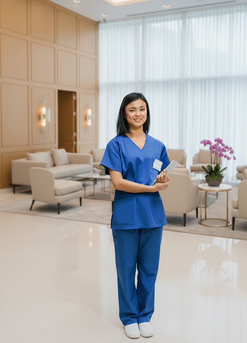 Tunique Médicale Femme Col V KARLOWSKY