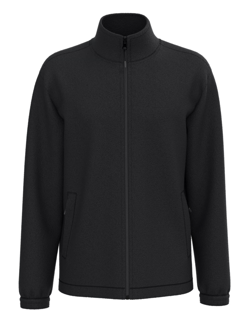 Veste Polaire Unisexe NOIRE Poignets Élastiqués KARIBAN | Tenues Pro