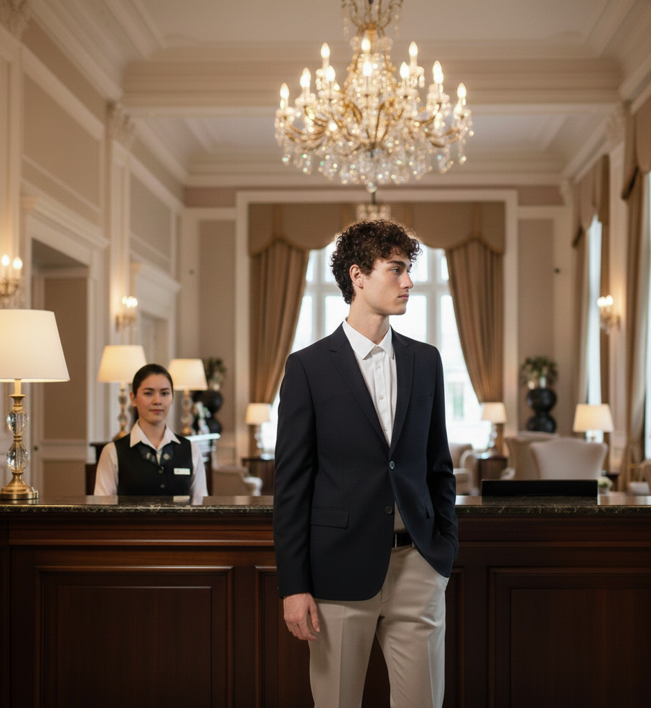 Veste de Service Homme en Maille KARIBAN