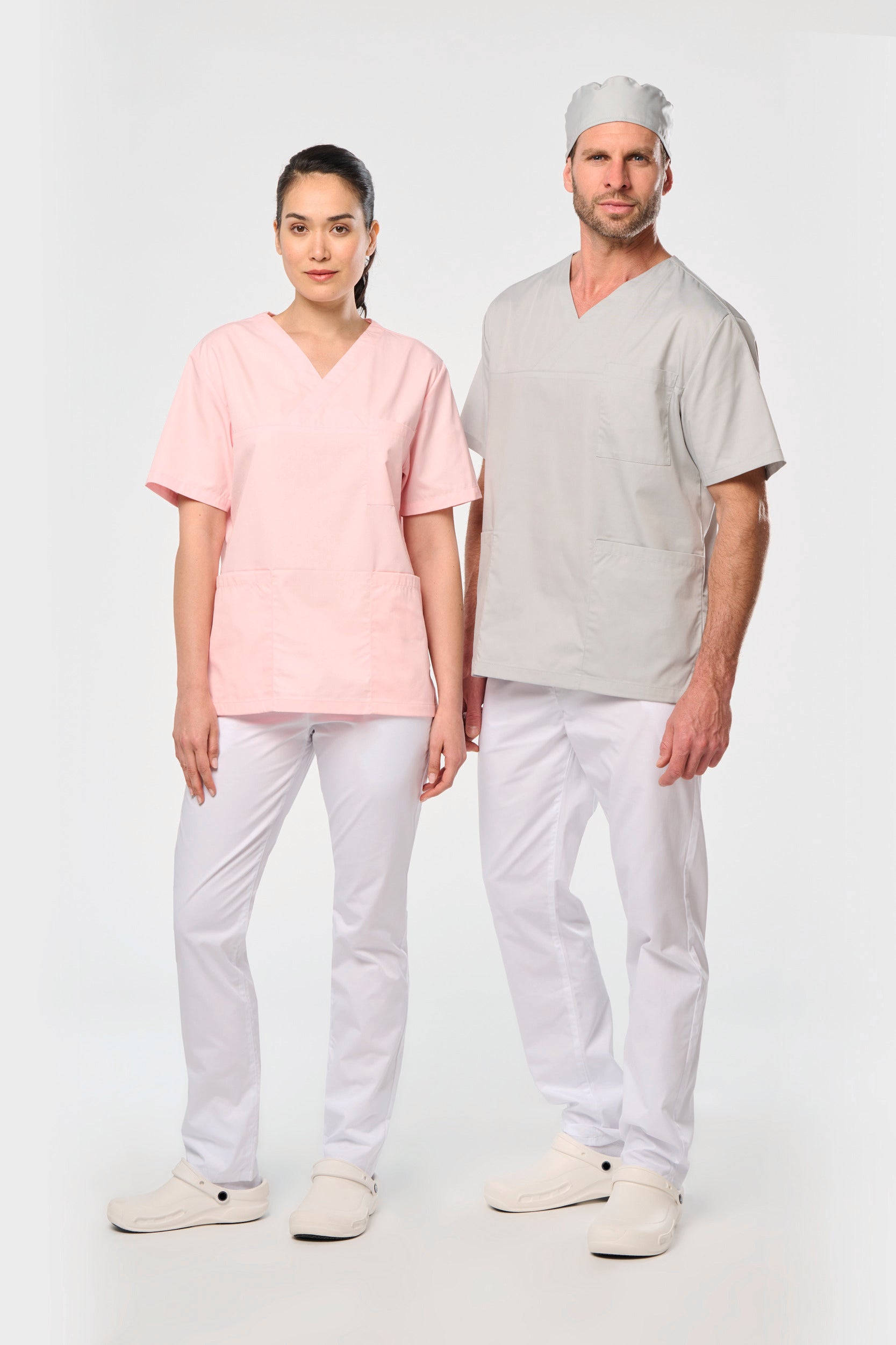 Tunique Manches Courtes PolyCotton Unisex Couleurs