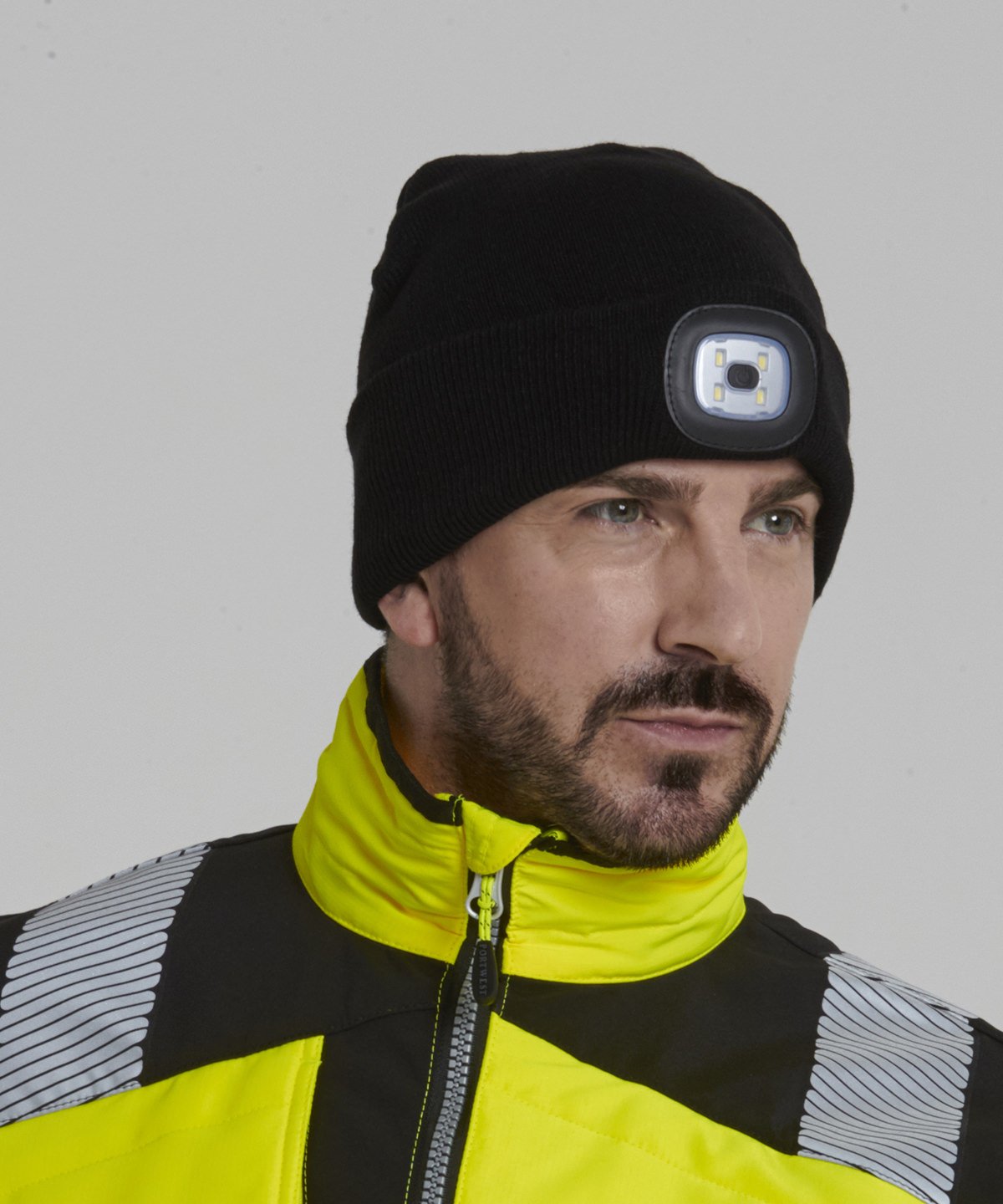 Lampe frontale LED rechargeable USB Beanie - Uniformes Riviera