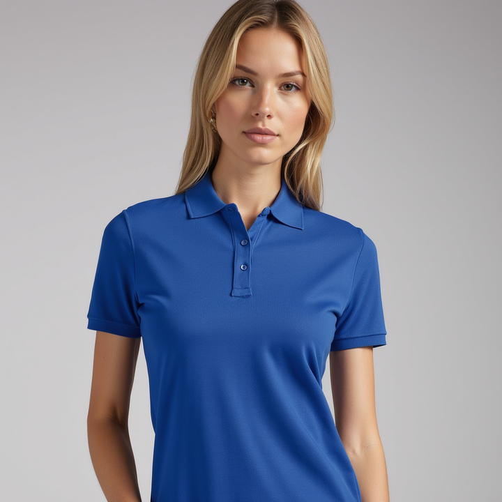 Polo Manches Courtes piqué 180 B&C Couleur Femme
