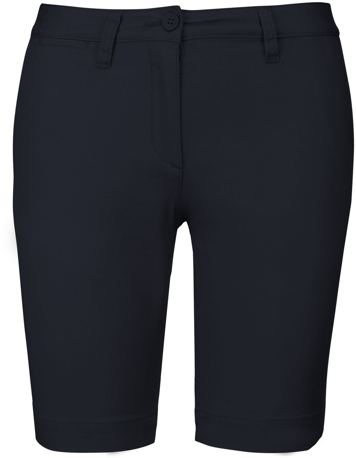 Bermuda Service Femme Chino Bleu Marine KARIBAN | Tenues Pro