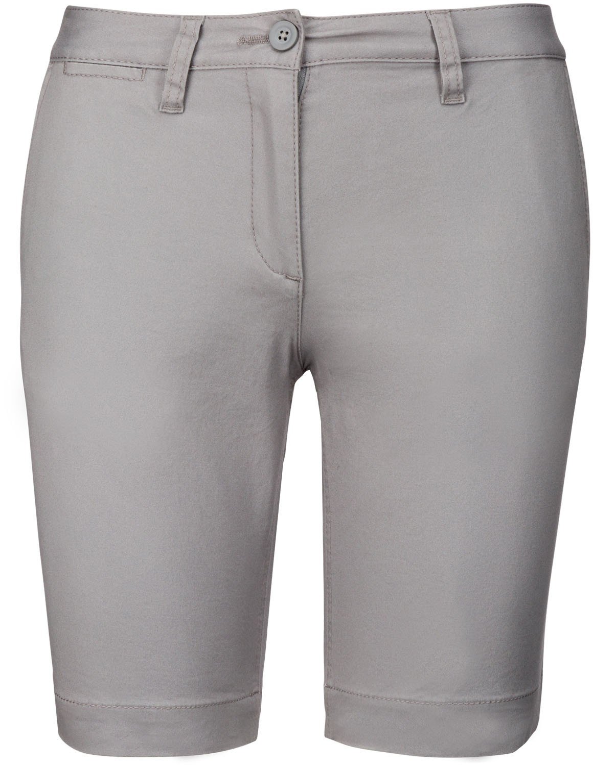Bermuda Service Femme Chino Gris KARIBAN | Tenues Pro