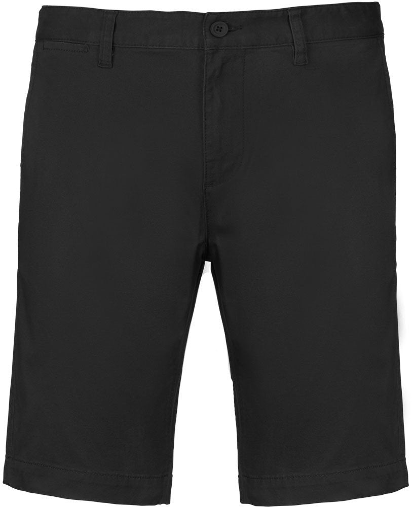 Bermuda Service Homme Chino Noir KARIBAN | Tenues Pro