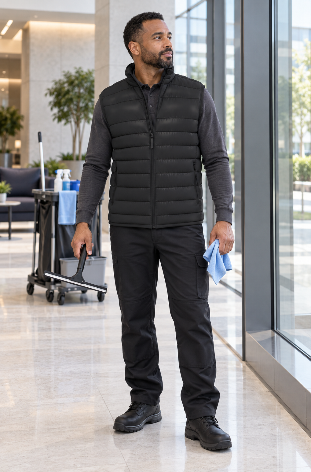 Bodywarmer Homme Matelassé IDEAL BASIC BRAND | Tenues Pro
