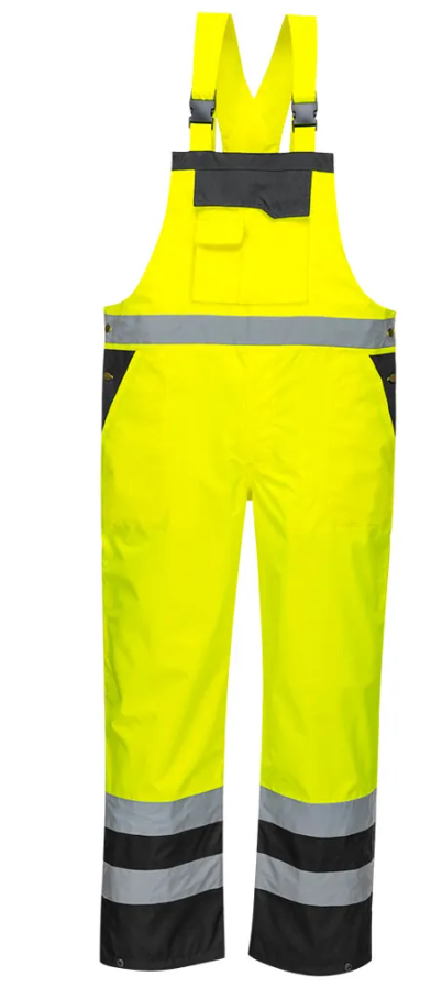 Cotte à Bretelles de Travail Haute Visibilité Unisexe Non Doublée PORTWEST