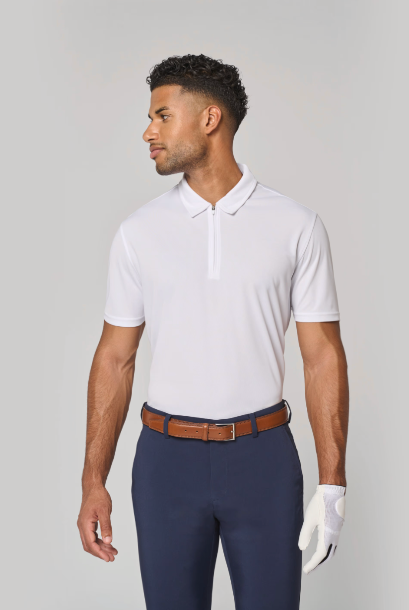 Polo de Sport Homme Col Zip 100% Polyester PROACT