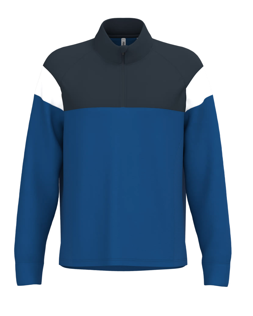 Sweat Sans Capuche de Sport Unisexe 1/4 Zip PROACT