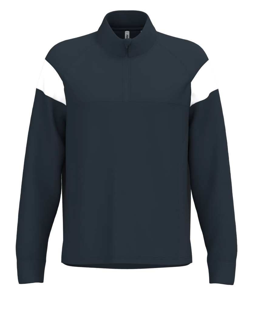 Sweat Sans Capuche de Sport Unisexe 1/4 Zip PROACT