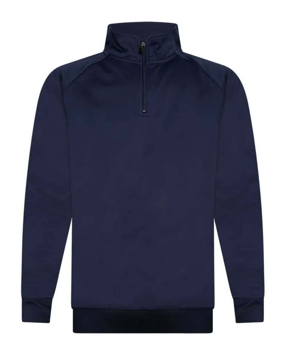 Sweat de Sport Unisexe à Col Zippé ACQUA ROYAL
