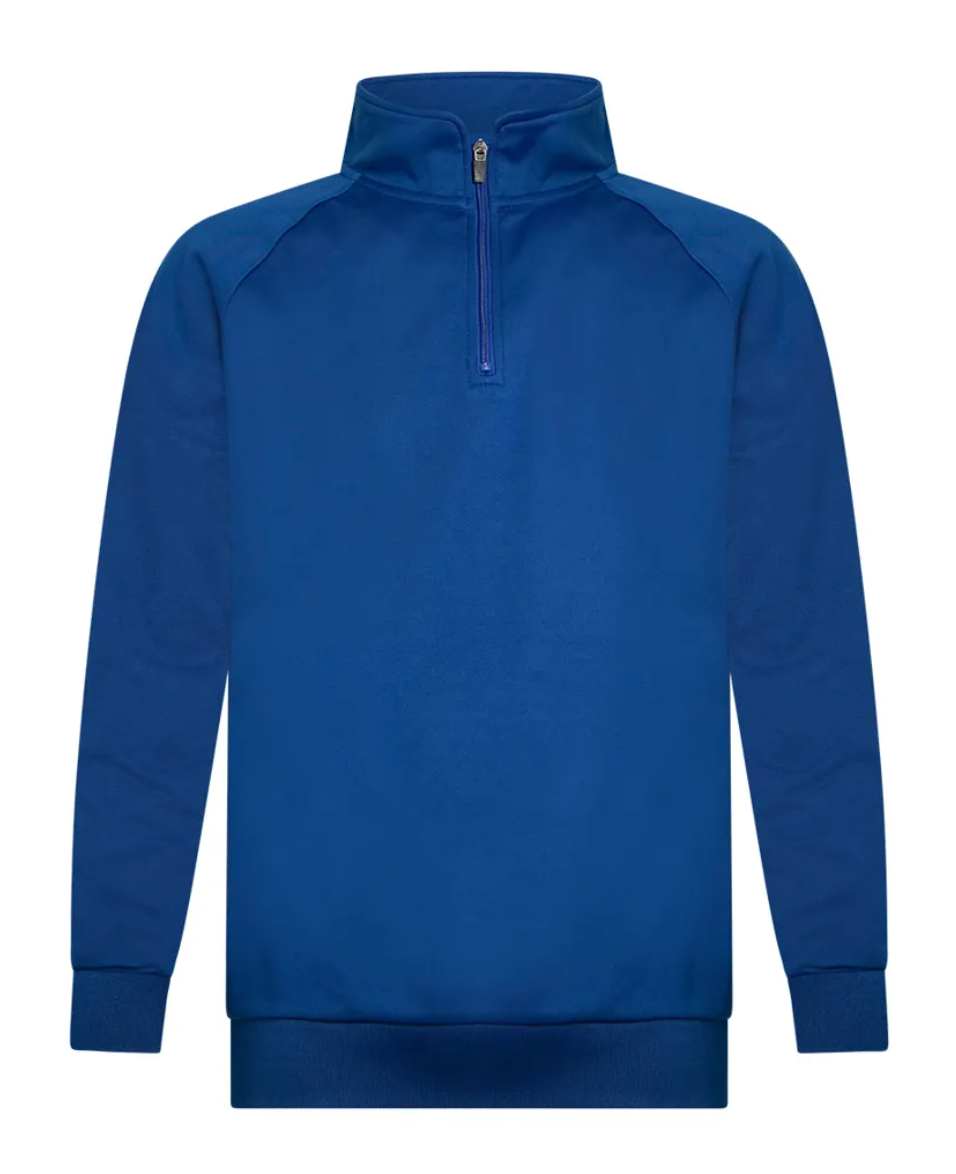 Sweat de Sport Unisexe à Col Zippé ACQUA ROYAL