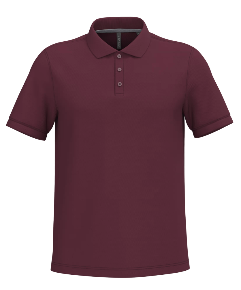 Polo de Sport Homme 100% Coton Piqué KARIBAN