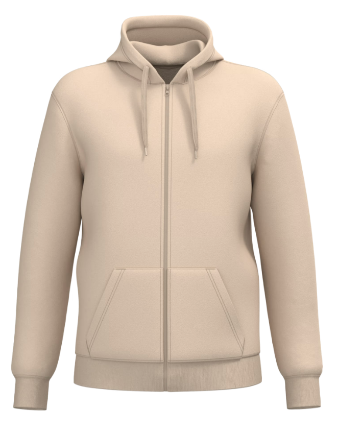 Veste à Capuche de Sport Unisexe Polycoton KARIBAN