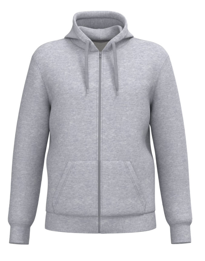 Veste à Capuche de Sport Unisexe Polycoton KARIBAN