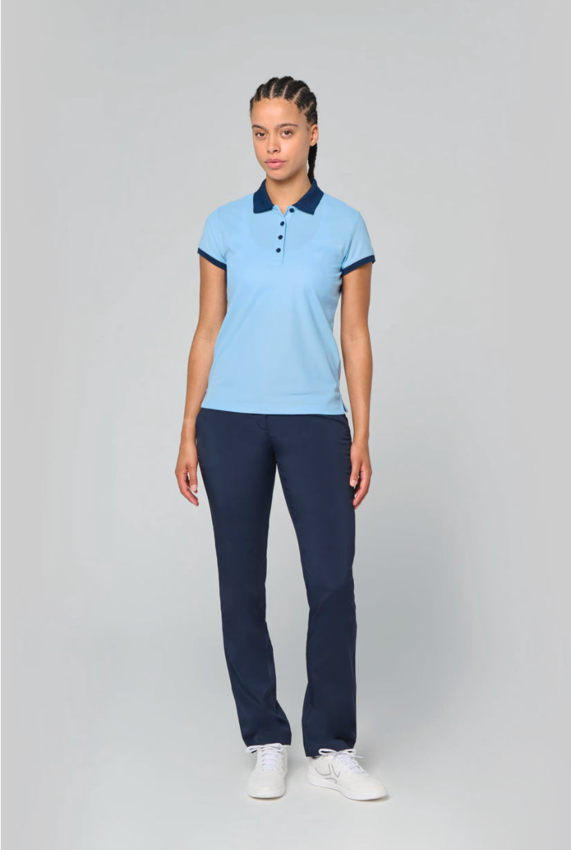 Polo de Sport Femme 100% Polyester PROACT