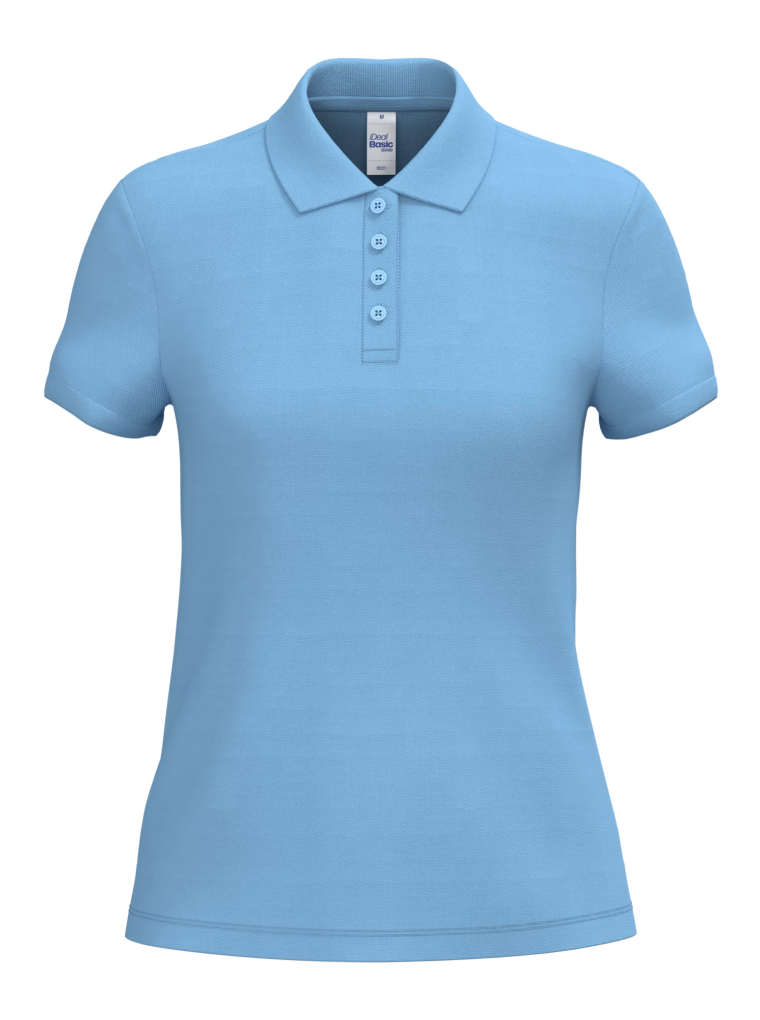 Polo de Sport Femme 100% Coton Piqué IDEAL BASIC BRAND