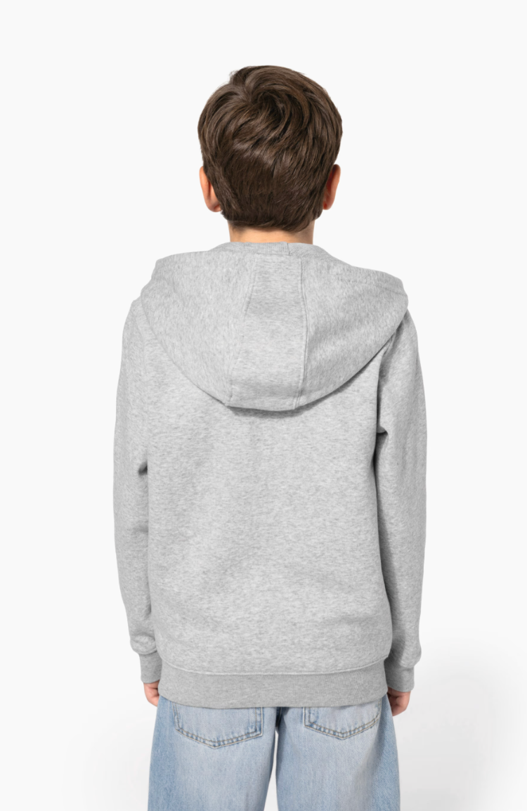 Veste à Capuche de Sport Enfant Unisexe Polycoton KARIBAN