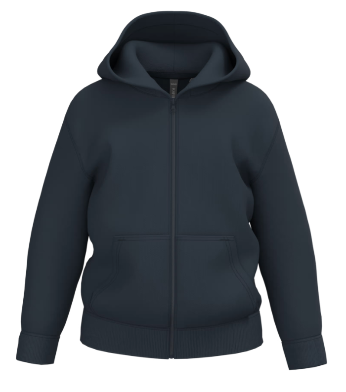 Veste à Capuche de Sport Enfant Unisexe Polycoton KARIBAN