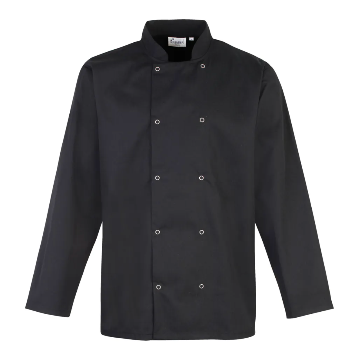 Veste de Cuisine Unisexe Manches Longues & Pressions PREMIER