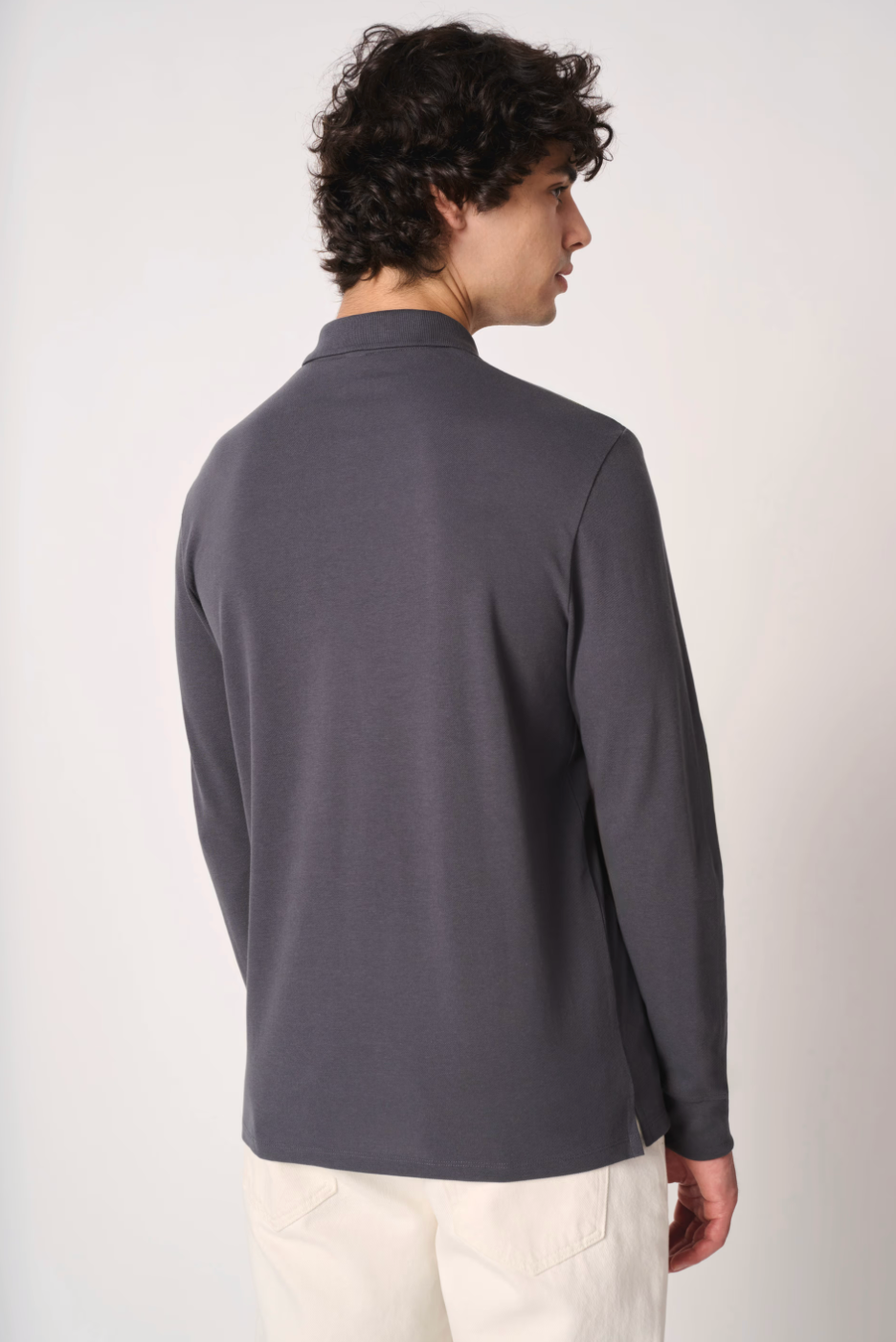Polo Manches Longues Homme 100% Coton Piqué IDEAL BASIC BRAND