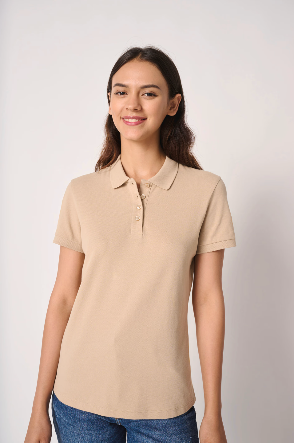 Polo Manches Courtes Femme 100% Coton Piqué IDEAL BASIC BRAND