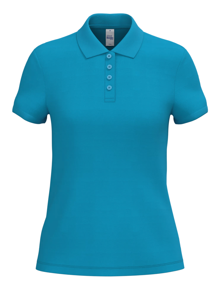 Polo Manches Courtes Femme 100% Coton Piqué IDEAL BASIC BRAND