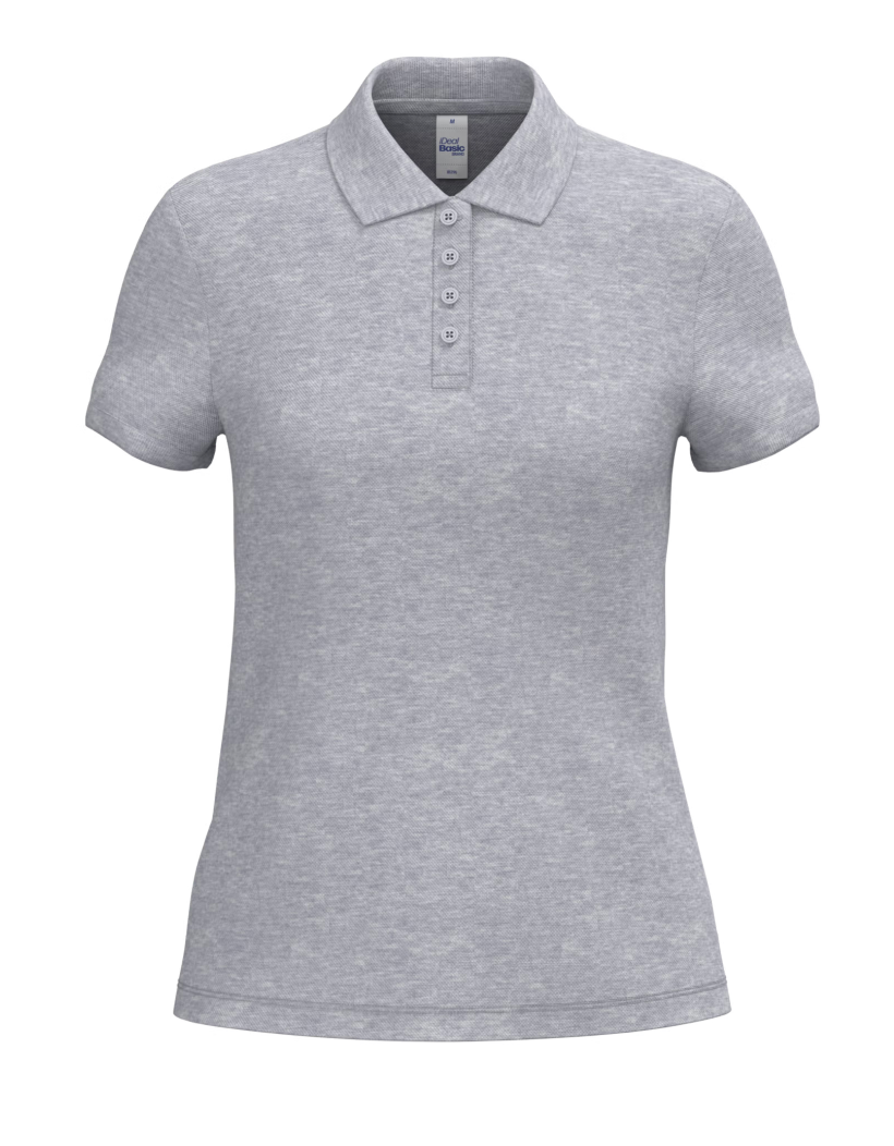 Polo Manches Courtes Femme 100% Coton Piqué IDEAL BASIC BRAND