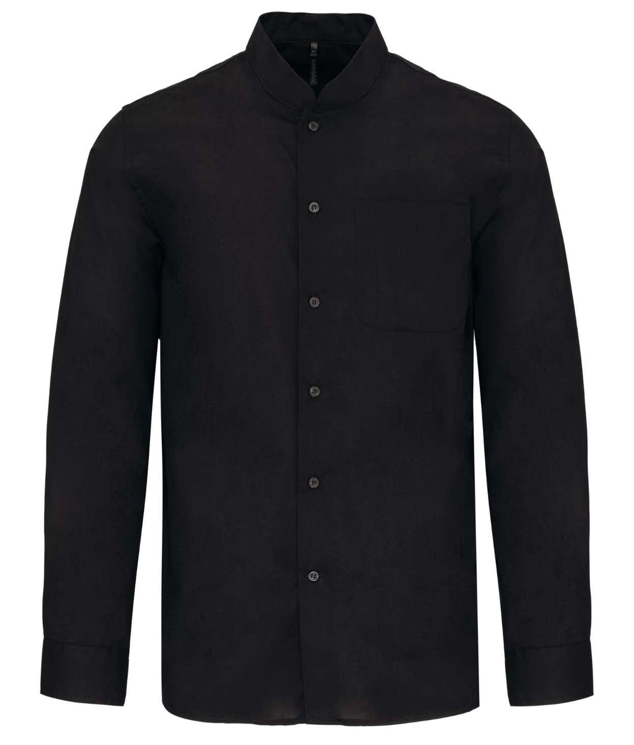 Chemise de Service Homme Manches Longues Col Mao KARIBAN