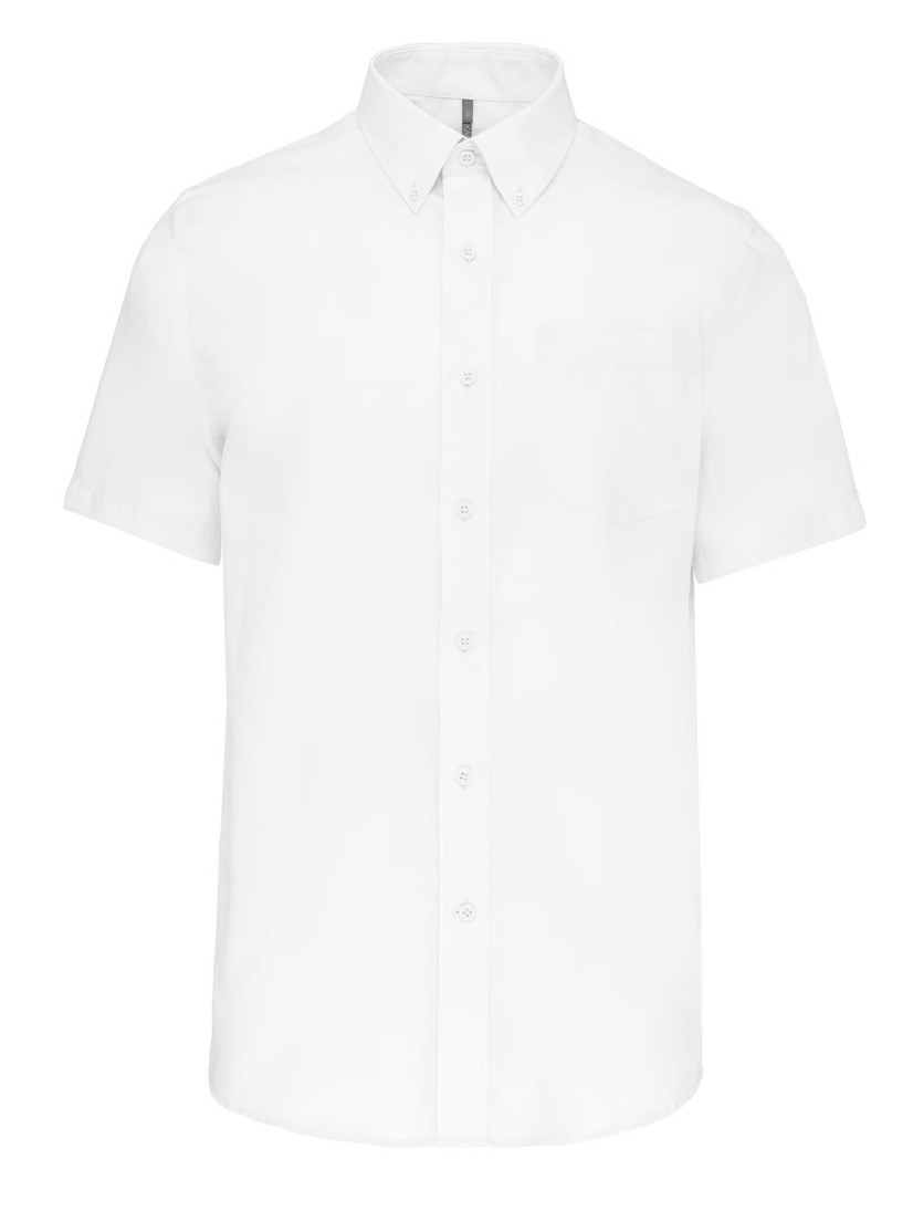 Chemise de Service Homme Manches Courtes Sans Repassage KARIBAN