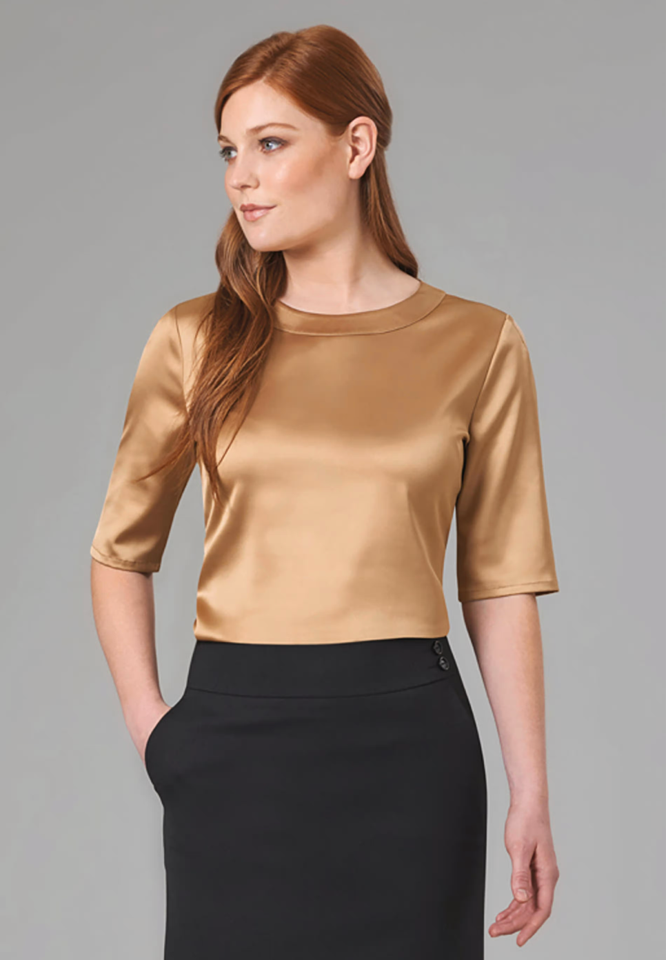 Chemise de Service Femme Manches Courtes RAVENNA-BROOK TAVERNER
