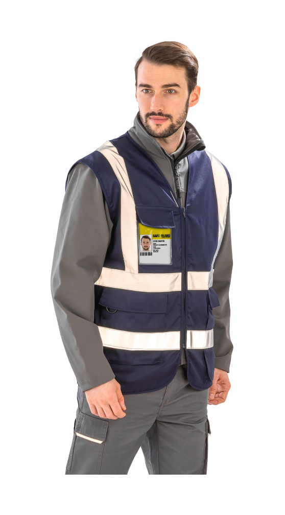 Gilet de Sécurité Haute Visibilité Unisexe Zippé RESULT
