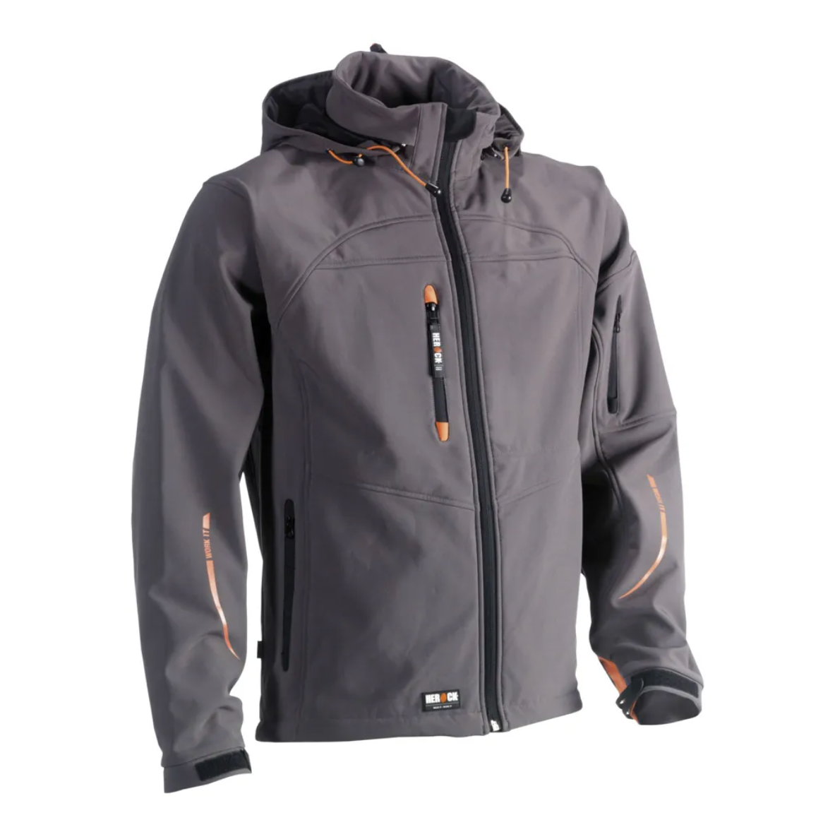 Softshell à Capuche de Travail Homme POSEIDON-HEROCK