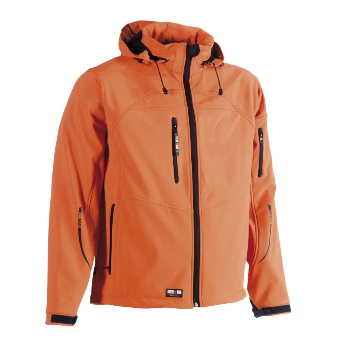 Softshell à Capuche de Travail Homme POSEIDON-HEROCK
