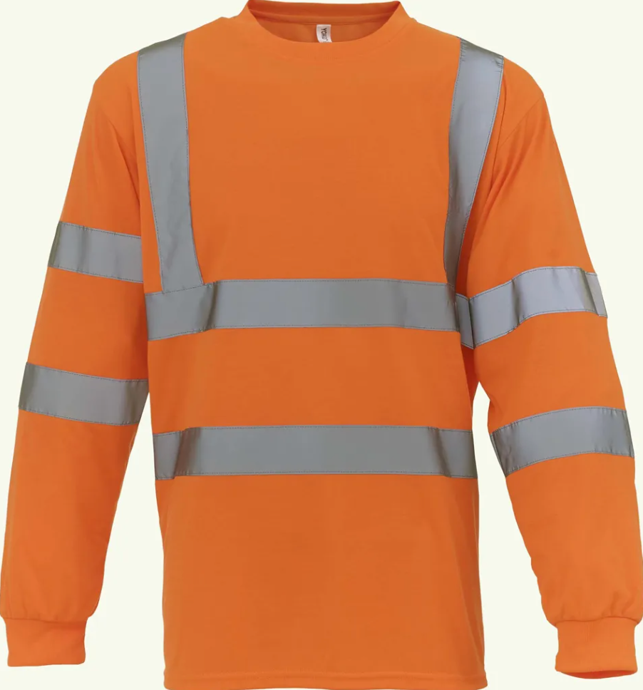T-shirt de Travail Haute Visibilité Unisexe Manches Longues YOKO