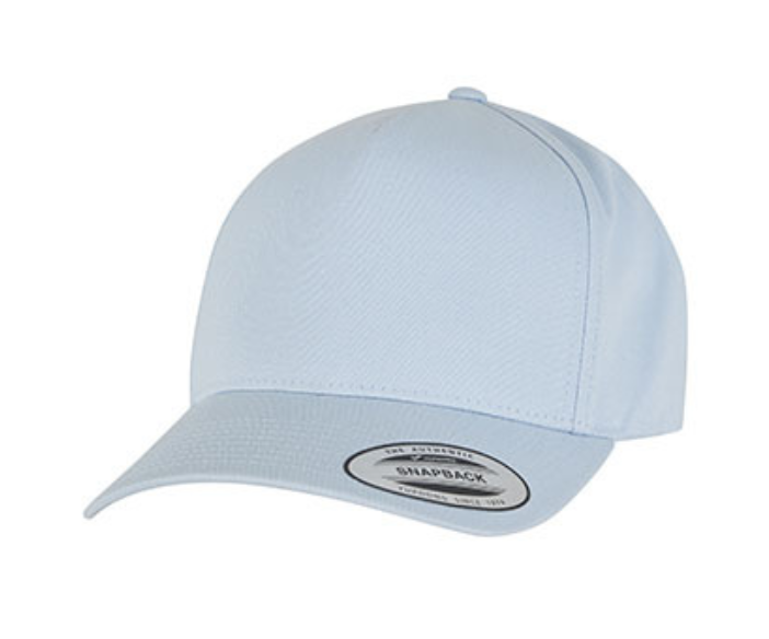 Casquette SnapBack Bleu Ciel Coton FLEXFIT | Tenues Pro