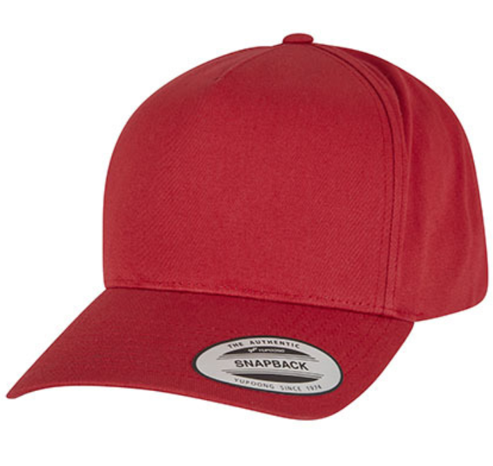 Casquette SnapBack Rouge Coton FLEXFIT | Tenues Pro