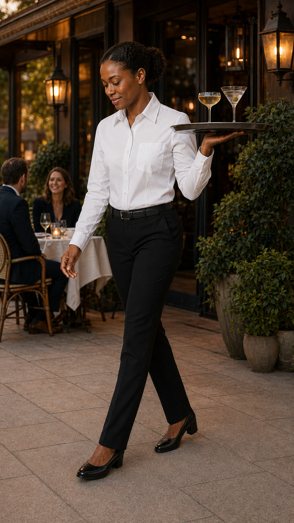 Chemise Service Femme Manches Longues KARIBAN | Tenues Pro
