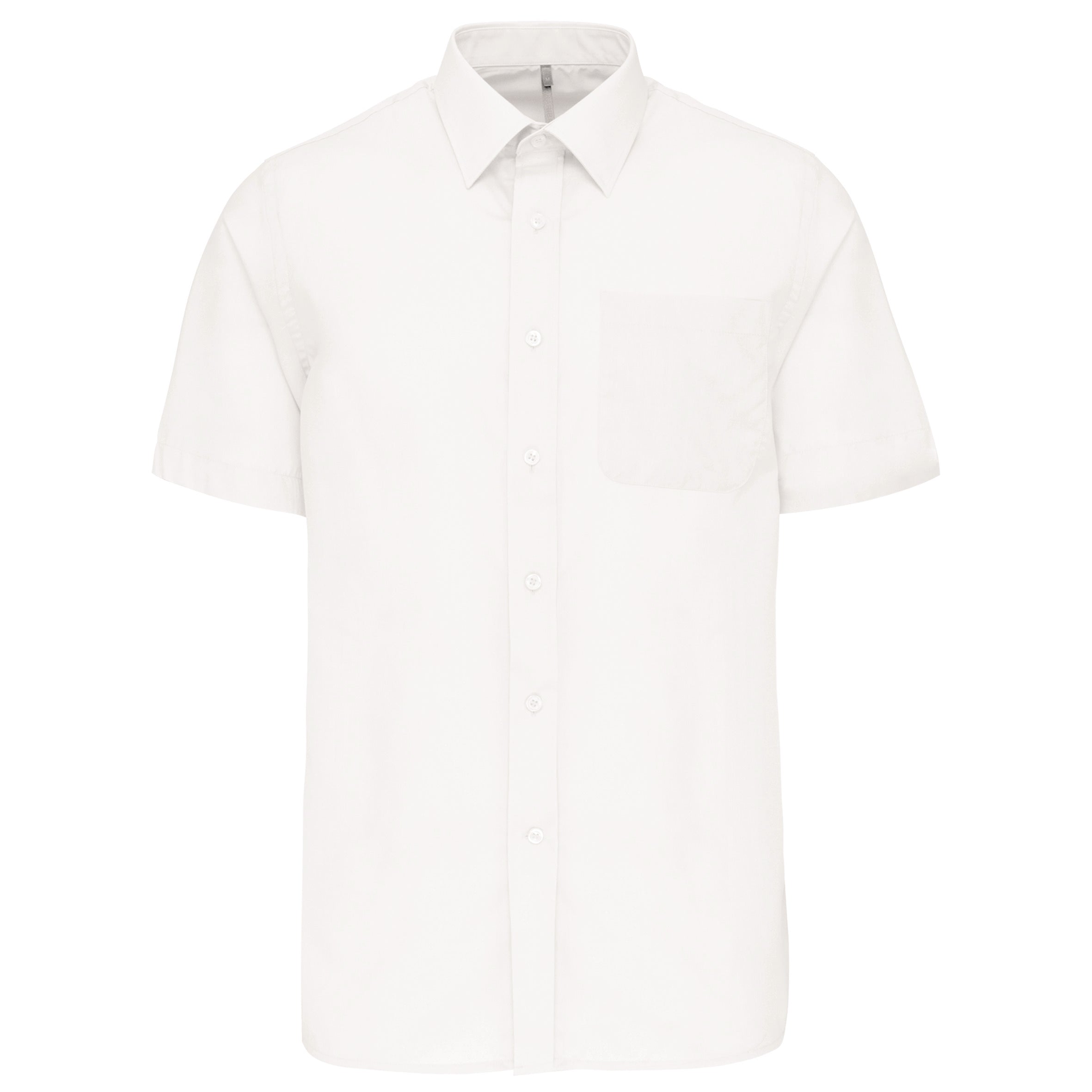Chemise Service Homme Blanche Manches Courtes KARIBAN | Tenues Pro