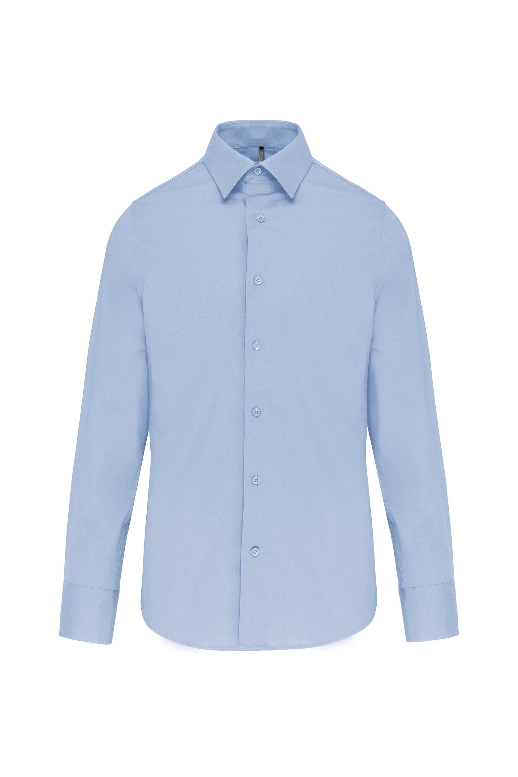 Chemise Service Homme Bleu Ciel Sans Repassage KARIBAN | Tenues Pro