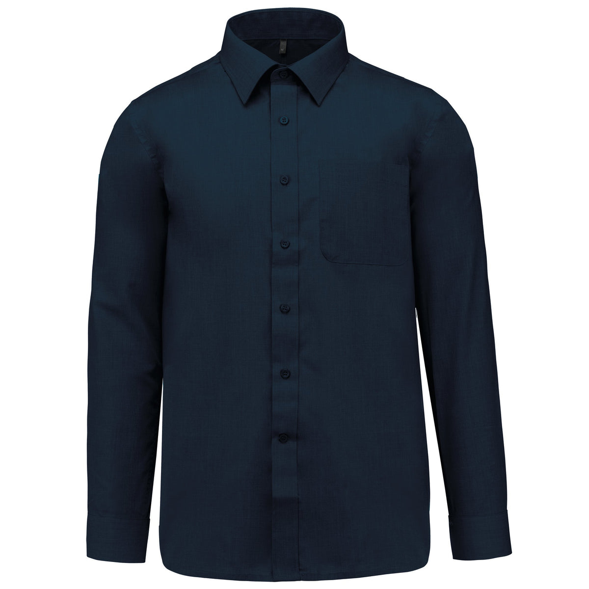 Chemise Service Homme Marine Manches Longues KARIBAN | Tenues Pro