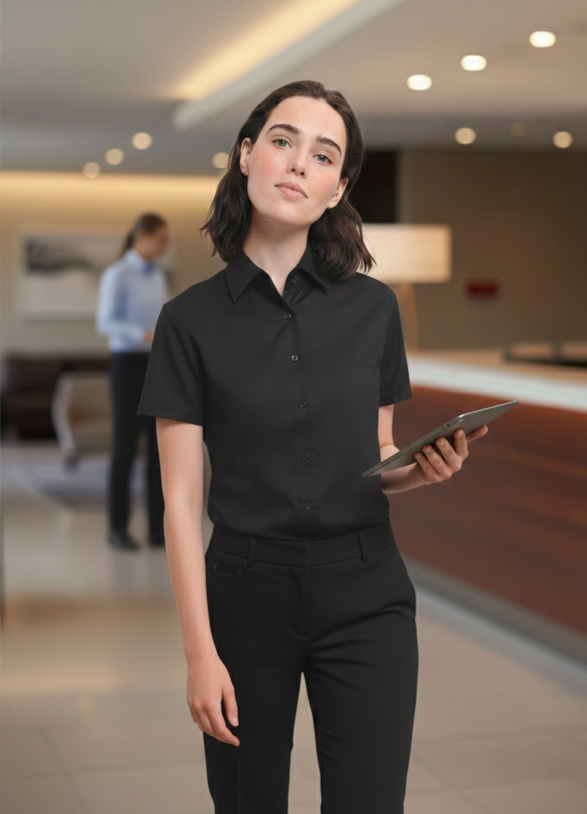 Chemise de Service Femme Manches Courtes RUSSELL