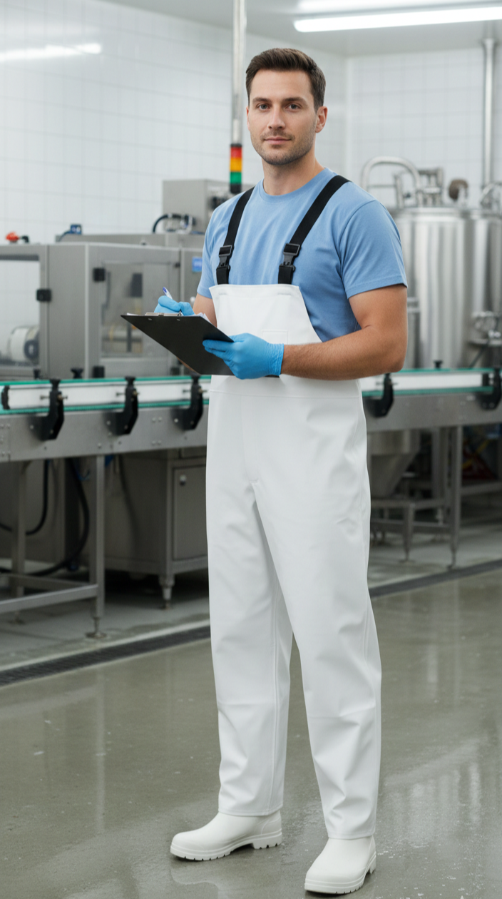 Cotte à Bretelles de Travail Homme FOOD-COVERGUARD