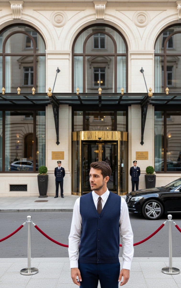 Gilet de Service Homme Supima® KARIBAN