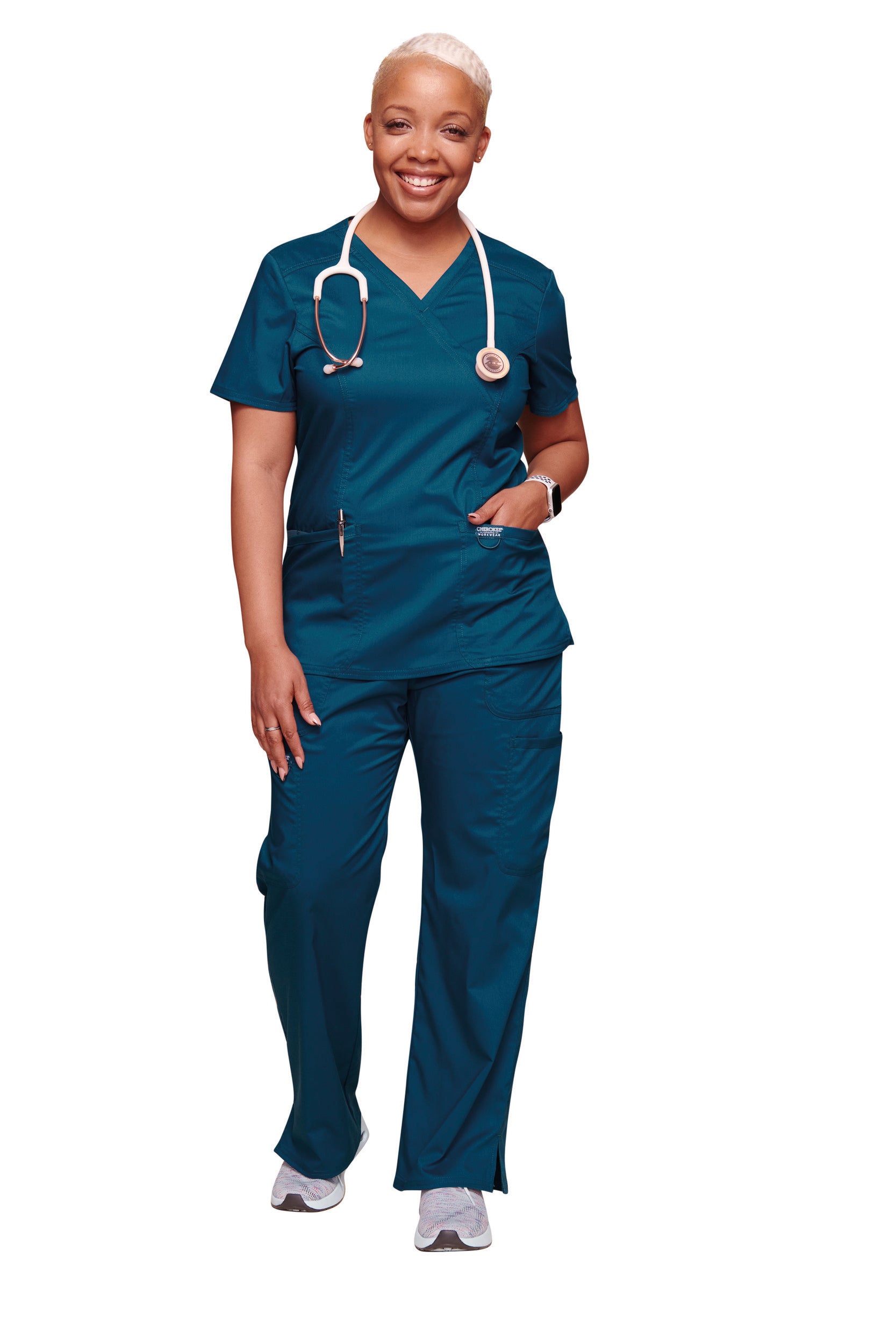 Blouse Médicale Femme Cache-Cœur CHEROKEE