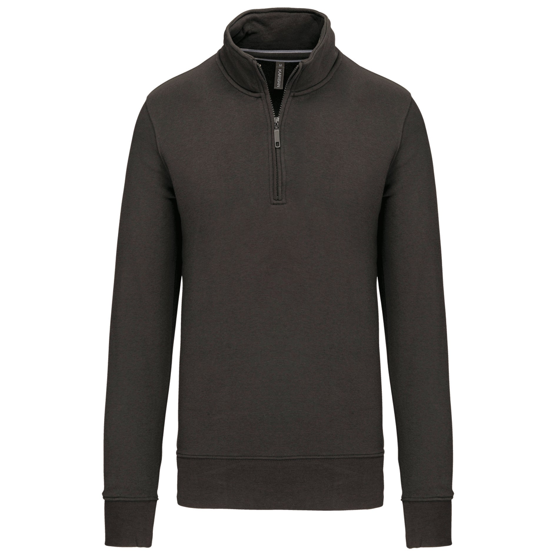 Sweat Sans Capuche de Travail Homme Col Zippé KARIBAN