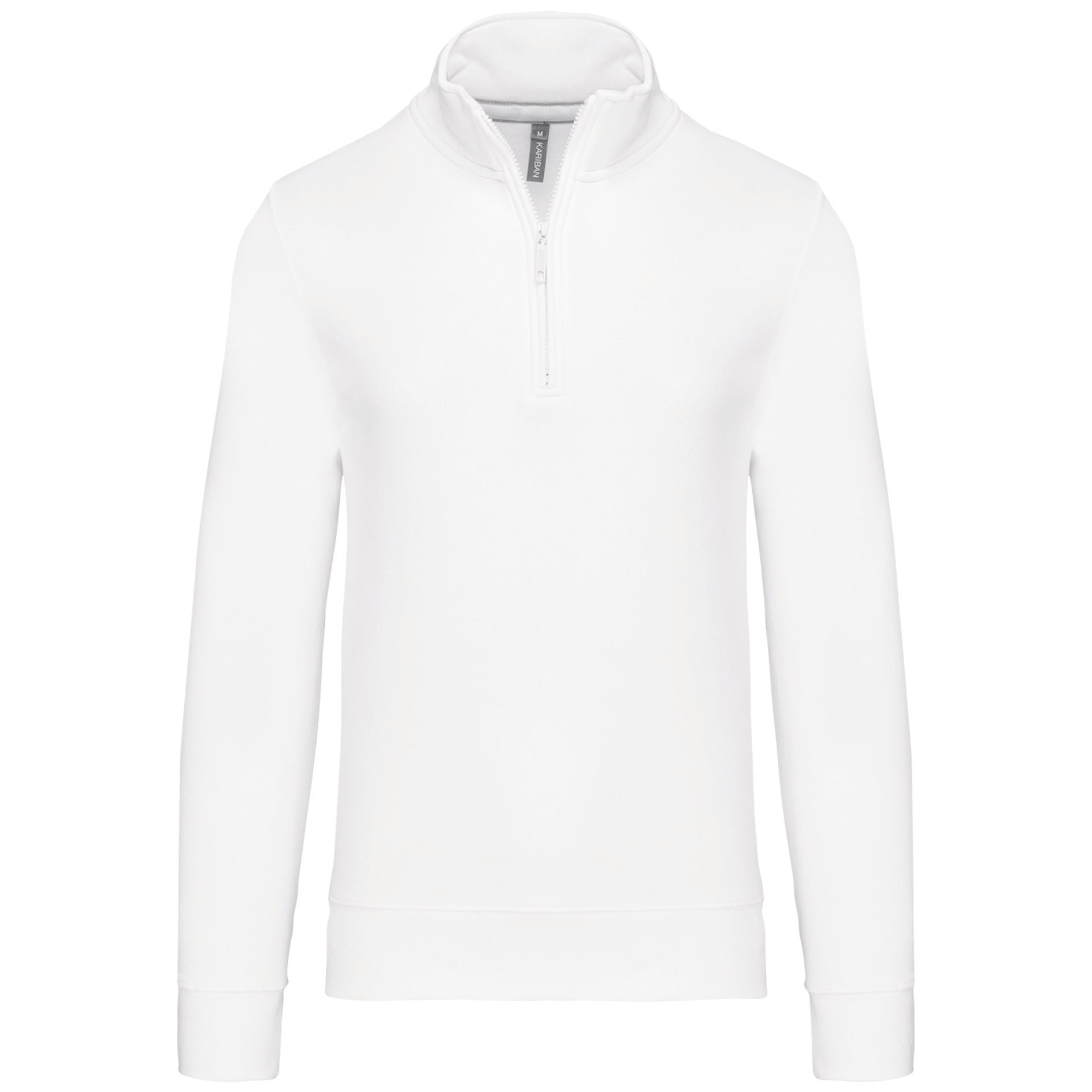 Sweat Sans Capuche de Travail Homme Col Zippé KARIBAN