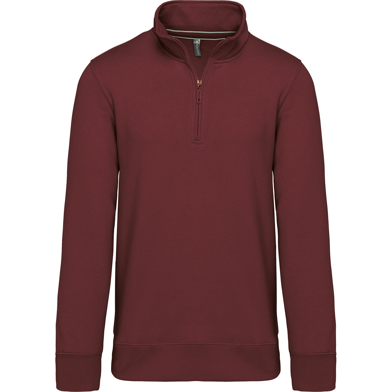 Sweat Sans Capuche de Travail Homme Col Zippé KARIBAN