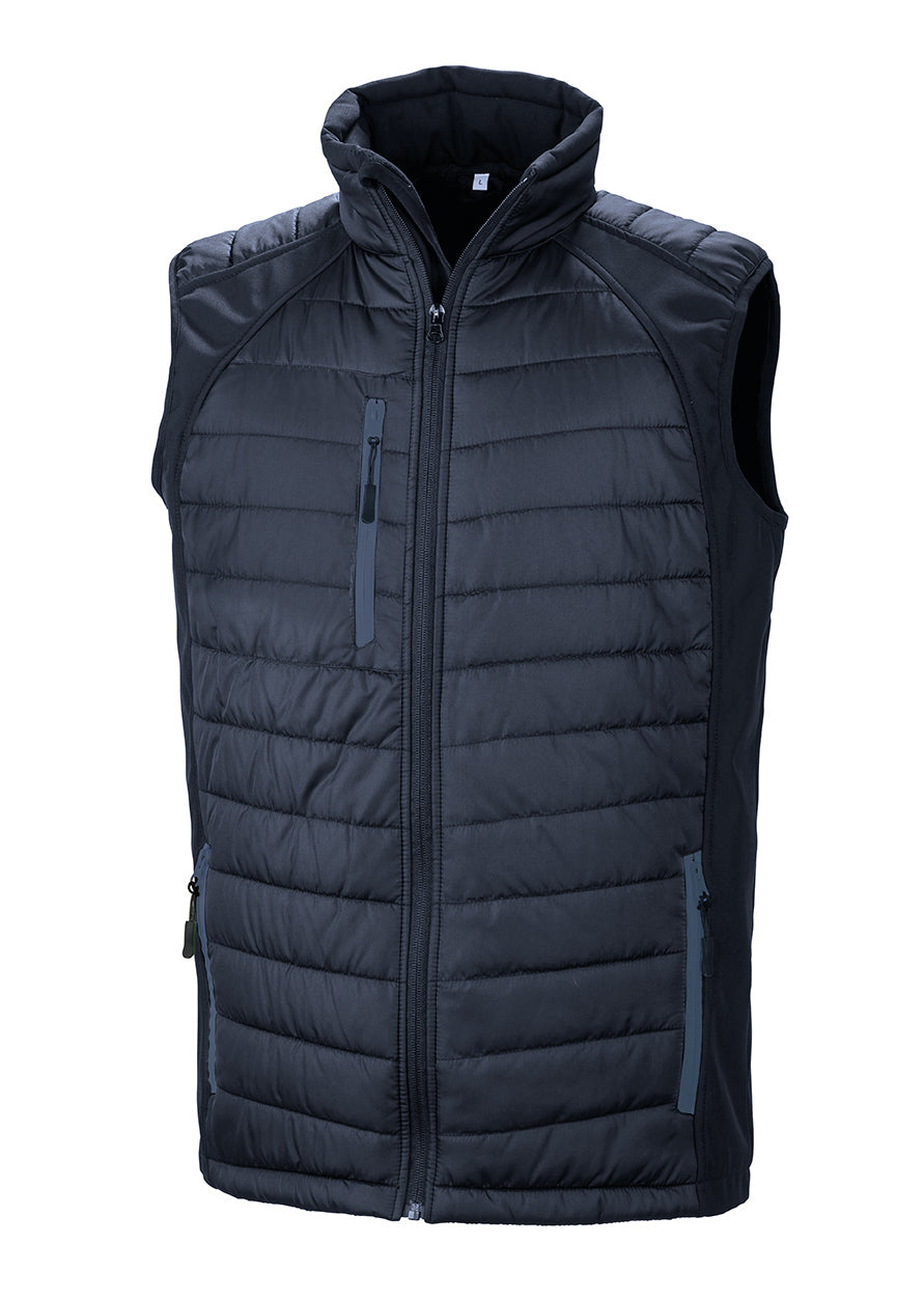 Bodywarmer de Travail Unisexe Softshell Rembourré RESULT